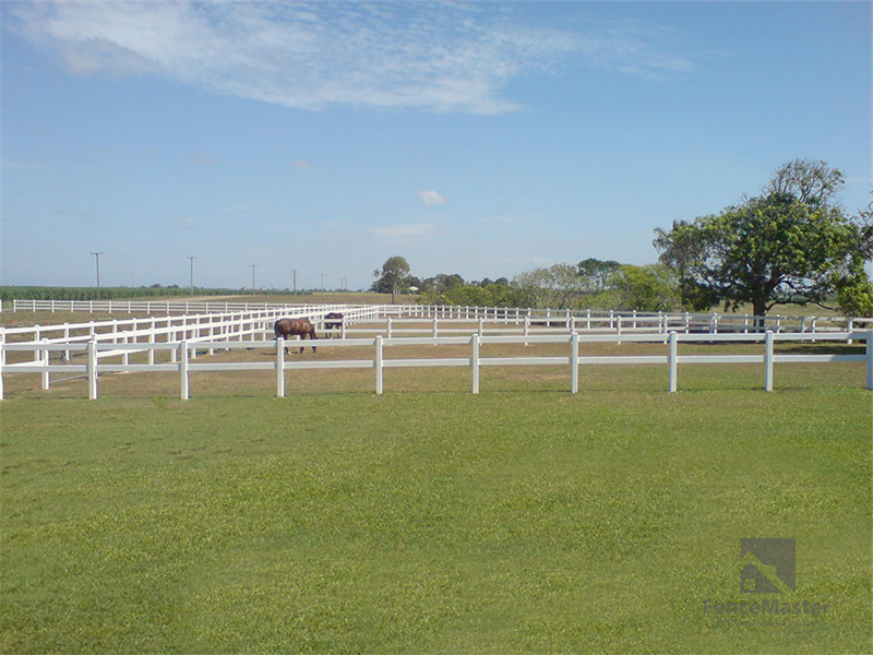two rail horse fence